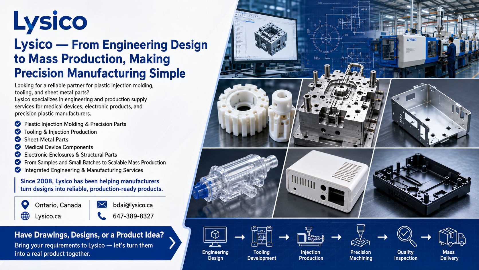 Precision manufacturing and production equipment